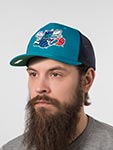 Бейсболка MITCHELL NESS арт. HT11506-CHOTEAL Charlotte Hornets NBA (бирюзовый)